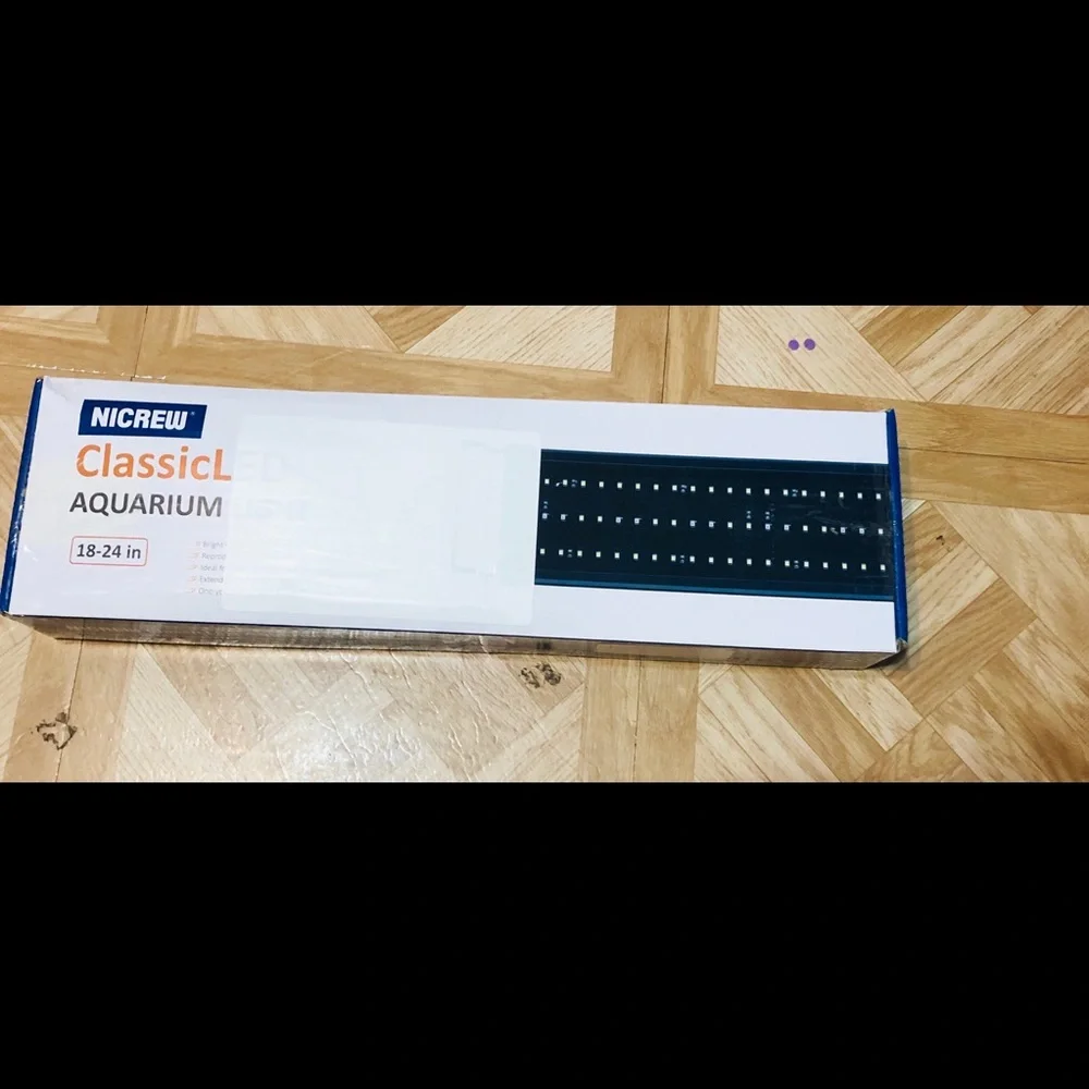 NICREW ClassicLED Aquarium Light, Fish Tank Light with Extendable Brackets,